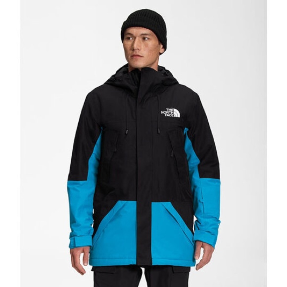 COPY - The North Face Men's Black Blue Goldmill Insulated Ski Parka Jacket size…